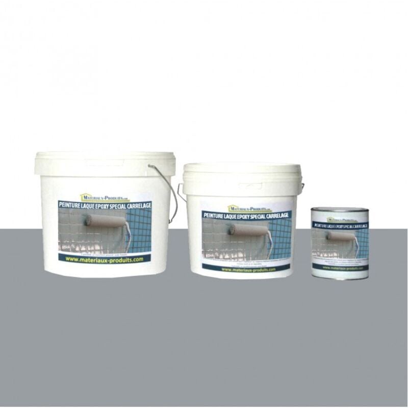 Matpro - Peinture Laque Epoxy Spécial Carrelage - 1 Kg Gris béton