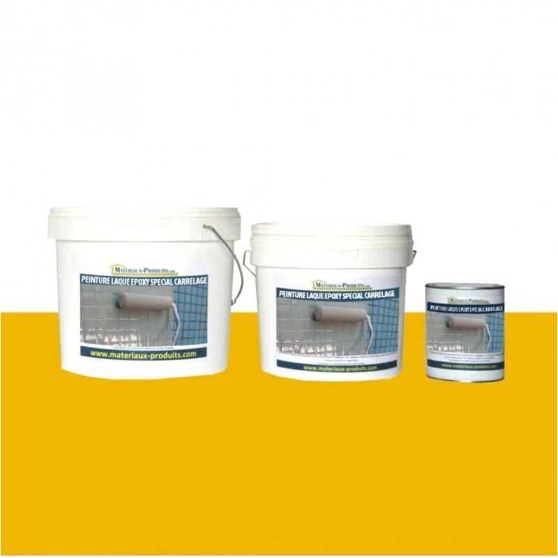 Matpro - Peinture Laque Epoxy Spécial Carrelage - 1 Kg Jaune