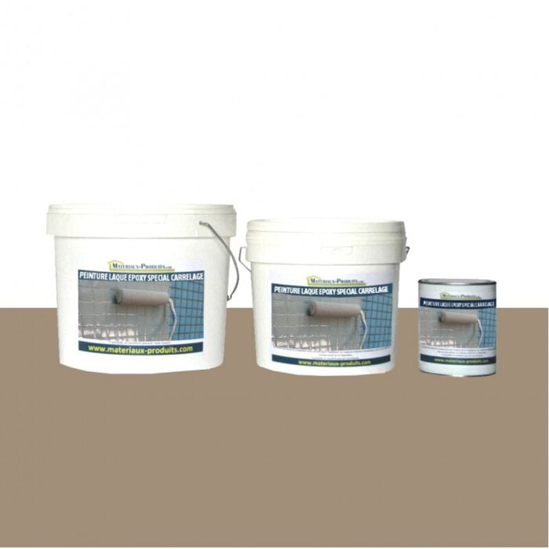 Matpro - Peinture Laque Epoxy Spécial Carrelage - 1 Kg Taupe