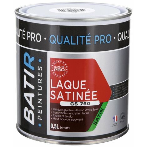 Peinture laque glycéro batir grands blancs