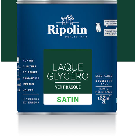 Laque Glycéro Intérieur et Extérieur, Brillant Ripolin
