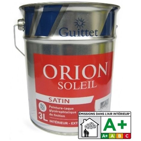 Orion Soleil Satin Blanc 10l Peinture Laque Glycerophtalique De Finition Guittet 19387