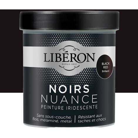Peinture LIBÉRON Noirs Nuance Black Red brillant 0,5 L