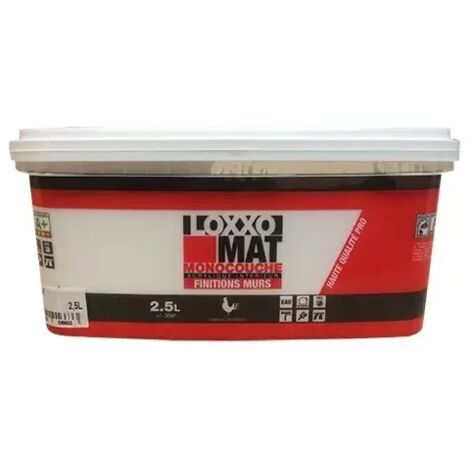 Peinture LOXXO Blanc Mat Monocouche 2,5 L