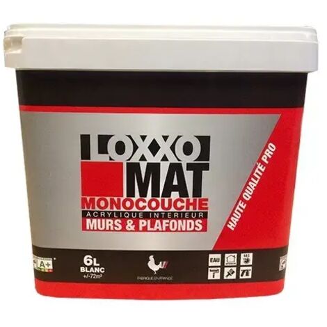 Peinture LOXXO Blanc Mat Monocouche 6 L