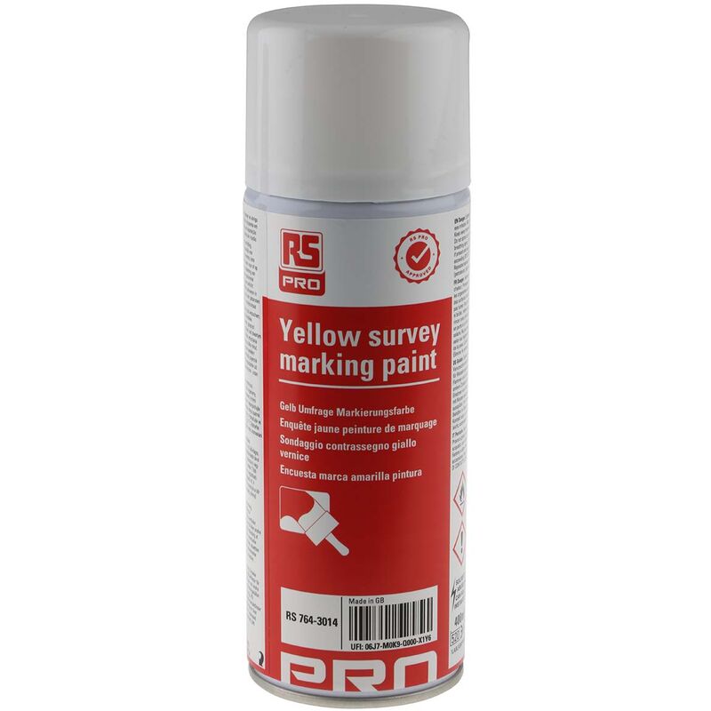 Peinture aérosol Rs Pro Jaune, 400ml ( Prix pour 1 )