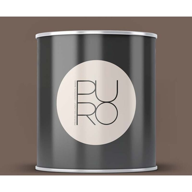 Peinture marron apaisant mat moderne et résistante Peinture satinée facile à appliquer Peinture puro Premium C7021 5L - Marron