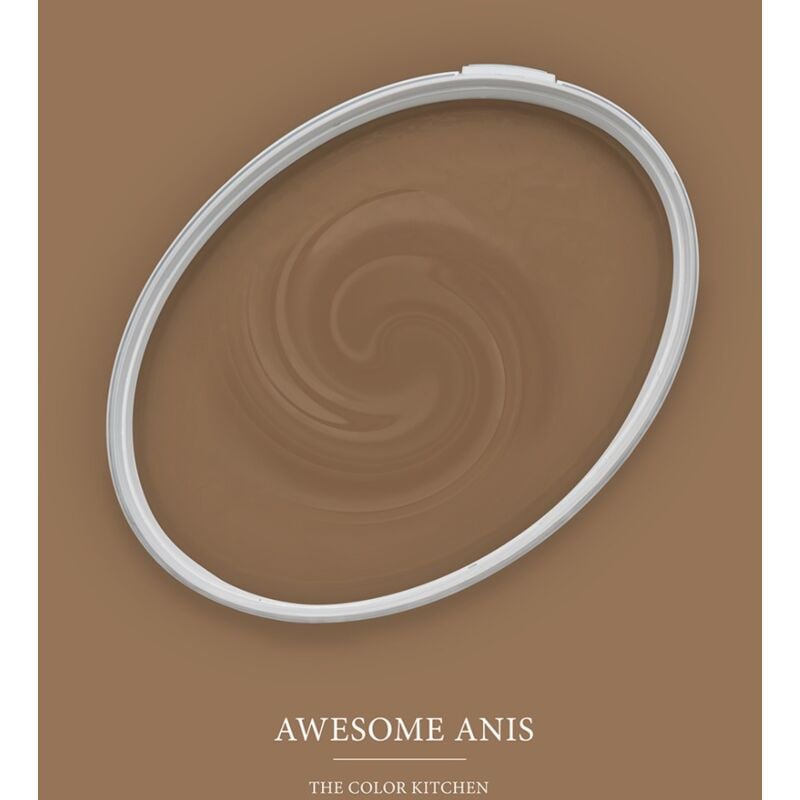 Peinture marron chocolat mat moderne et résistante Peinture facile à appliquer Peinture The Color Kitchen TCK6007 2,5L