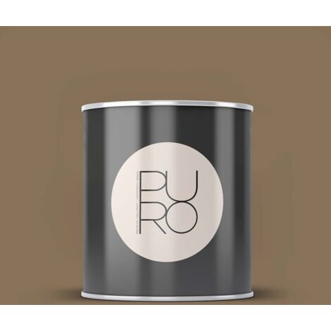 Peinture marron doux mat moderne et résistante Peinture satinée facile à appliquer Peinture PURO Premium C7012 2,5L