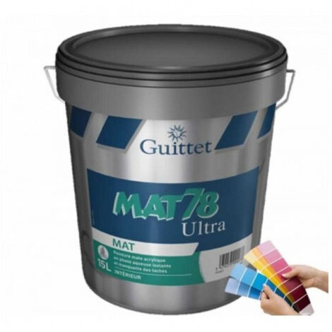 Peinture Mat 78 Ultra 3 litres blanc - GUITTET
