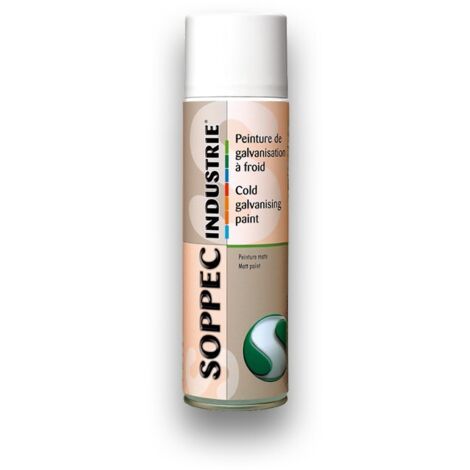 PEINTURE MAT GALVANISATION À FROID 500ML - SOPPEC- 470203W