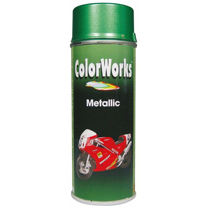 COLORWORKS  - peinture a&eacute;rosol m&eacute;tallis&eacute;e verte - 400 ml BD-600933