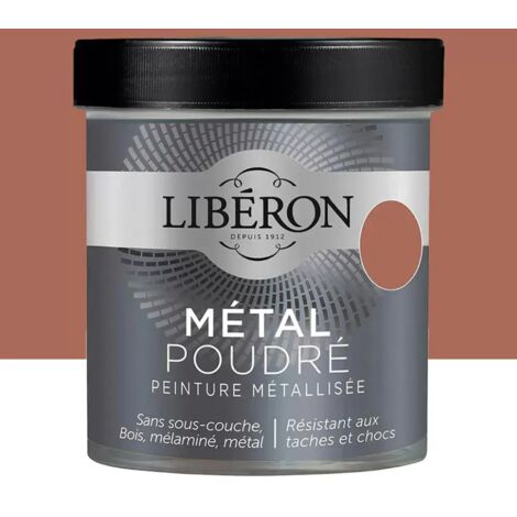 Peinture métallisée Libéron Métal Poudré Cuivre clair 0,5 L