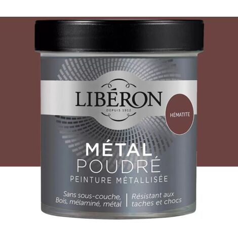 Peinture métallisée Libéron Métal Poudré Hematite 0,5 L