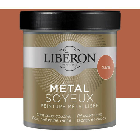 Peinture métallisée Libéron Métal Soyeux Cuivre 0,5 L