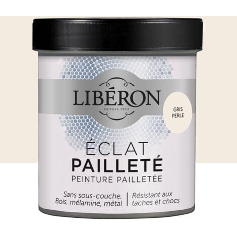 Peinture meuble Eclat Pailleté LIBERON Gris perle 0,5 L