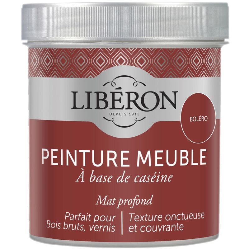 Liberon - Peinture meuble à base de caséine Boléro mat 500 ml