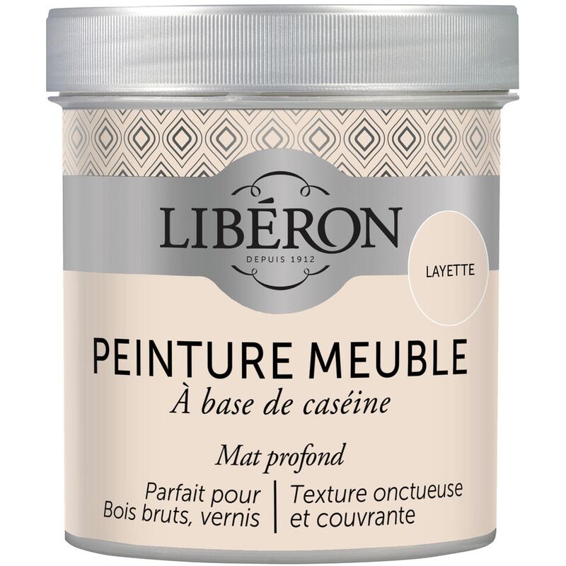 Liberon - Peinture meuble à base de caséine Layette mat 500 ml