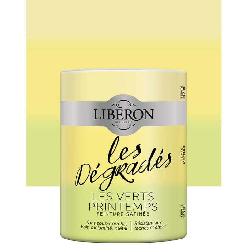 Liberon - Peinture meuble libéron 'Les Dégradés' Les Verts Printemps 0,6 l
