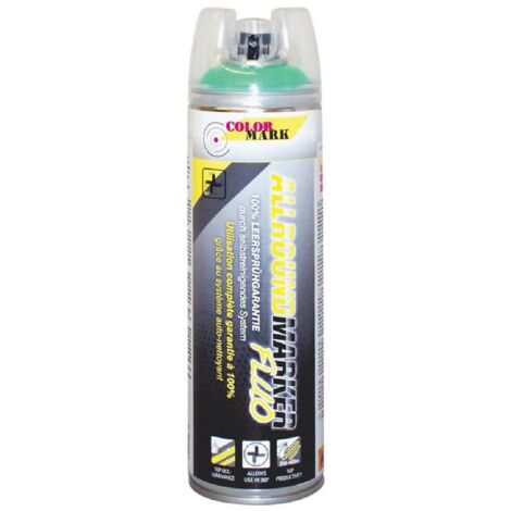 Bombe peinture traceur forestier aérosol 650 ml - Bleu Fluo