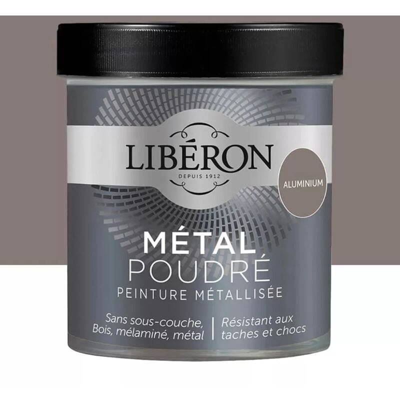 Liberon - Peinture métallisée Libéron Métal Poudré Aluminium 0,5 l
