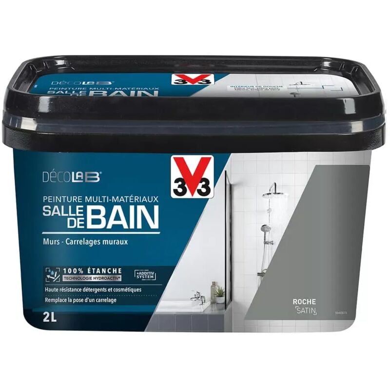 Peinture Multi-Matériaux Salle de bain V33 Deco Lab Roche 2 l