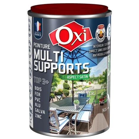 Peinture Multi Support Top 3 Bordeaux 250 Ml - OXI