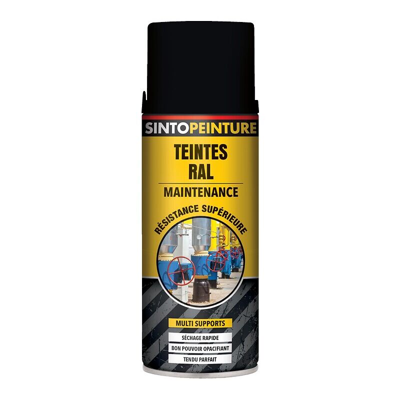 Sinto - Peinture multi supports peinture Pro gris anthracite ral 7016 brillant aérosol de 400 ml