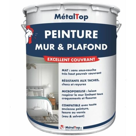 Peinture Mur Et Plafond - Pot 1 L    - 2003 - Orange pastel - Metaltop