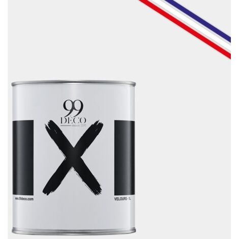 Peinture Mur Velours - Blanc - Interieur - 1l
