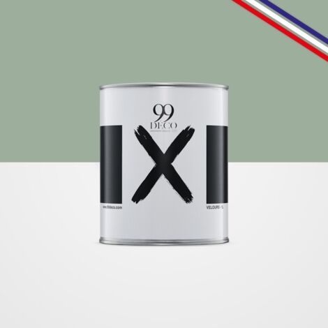 Peinture Mur Velours - Vert Sauge - Interieur - 1l
