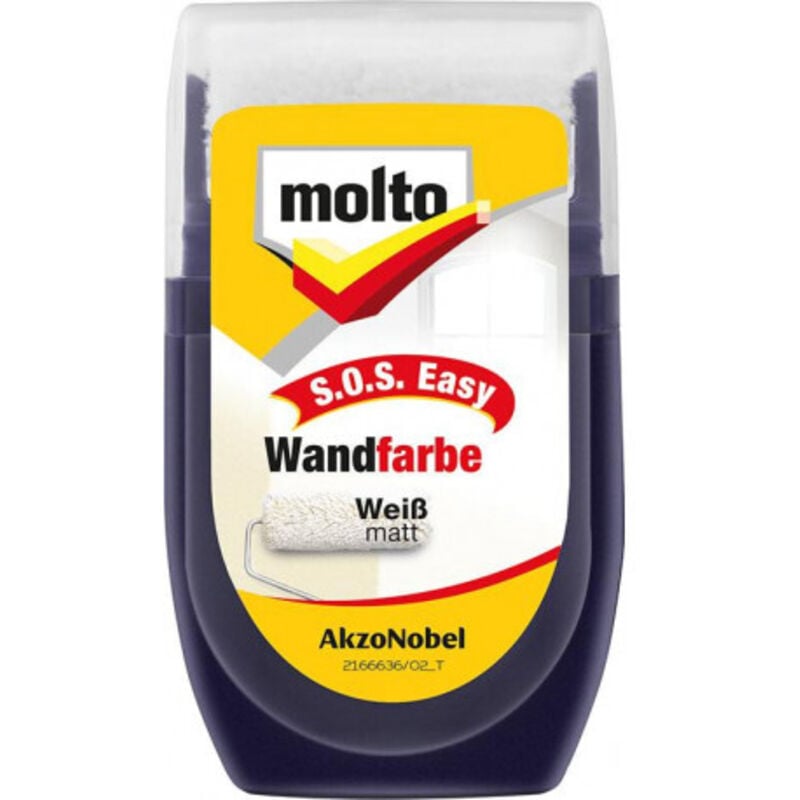 Peinture murale 30 ml peinture de retouche peinture rouleau blanc molto