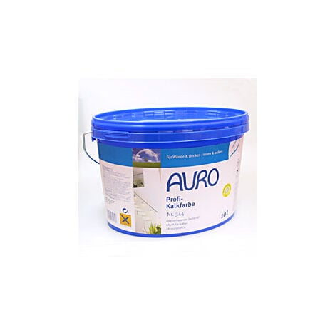 Peinture murale à la chaux blanche - n°344 - AURO (Volume : 10 litres)