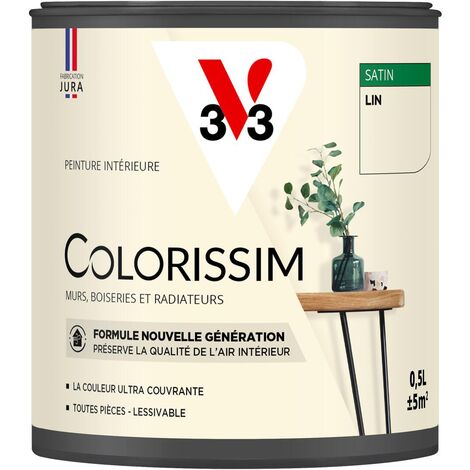 Peinture murale intérieure Colorissim® V33 Lin Satin 0,5L