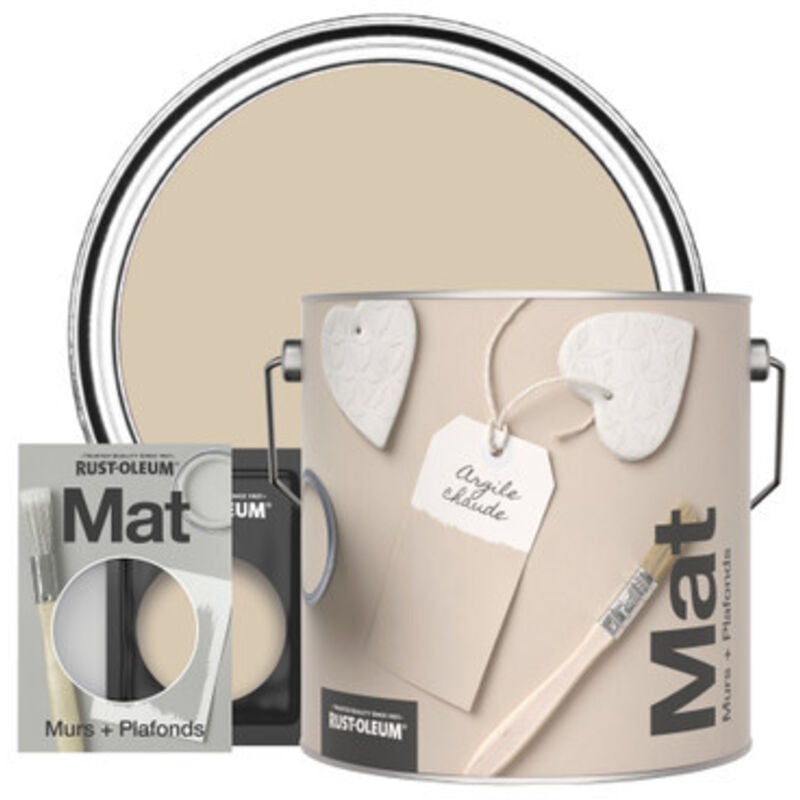 Peinture Murale Lessivable - Argile chaude