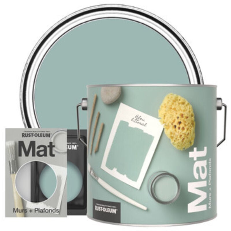 Peinture Murale Lessivable - Bleu littoral