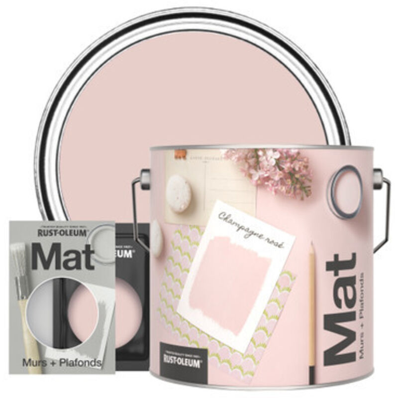 Peinture Murale Lessivable - Champagne rosé