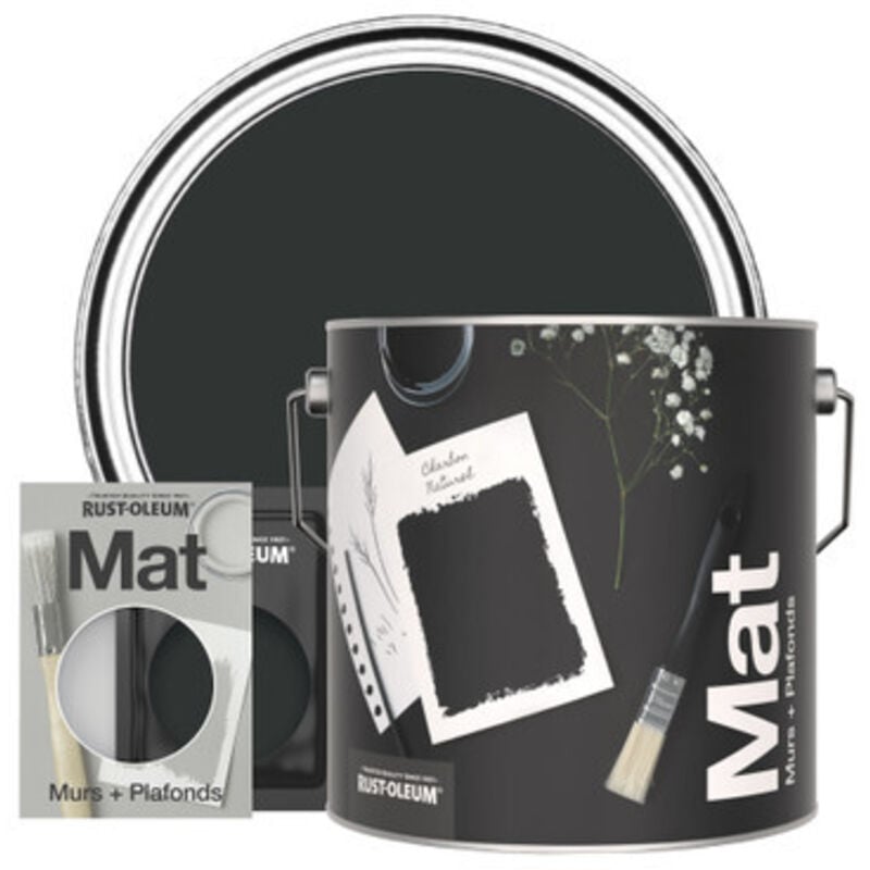 Rust-oleum - Peinture Murale Lessivable - Charbon Naturel