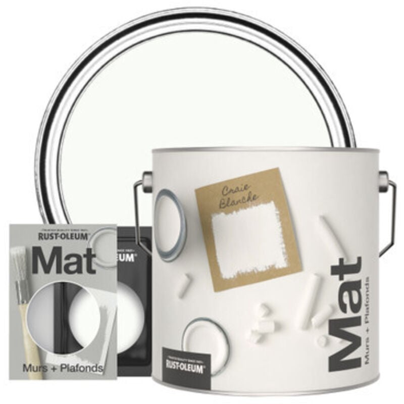 Peinture Murale Lessivable - Craie Blanche