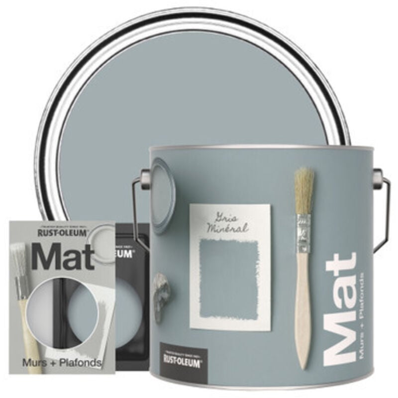 Peinture Murale Lessivable - Gris Minéral