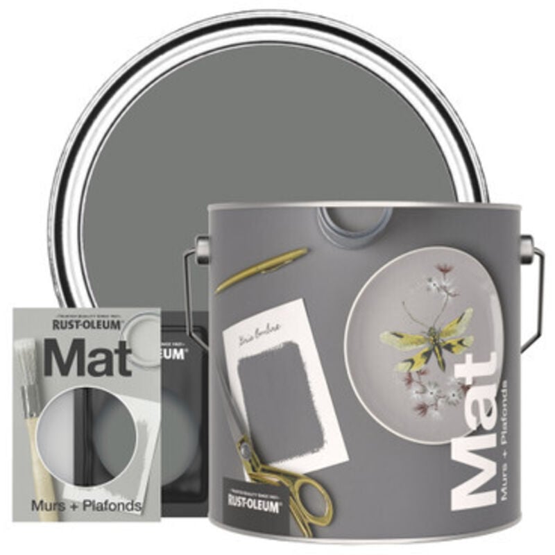 Peinture Murale Lessivable - Gris Ombre