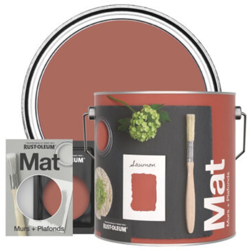 Rust-oleum - Peinture Murale Lessivable - Saumon