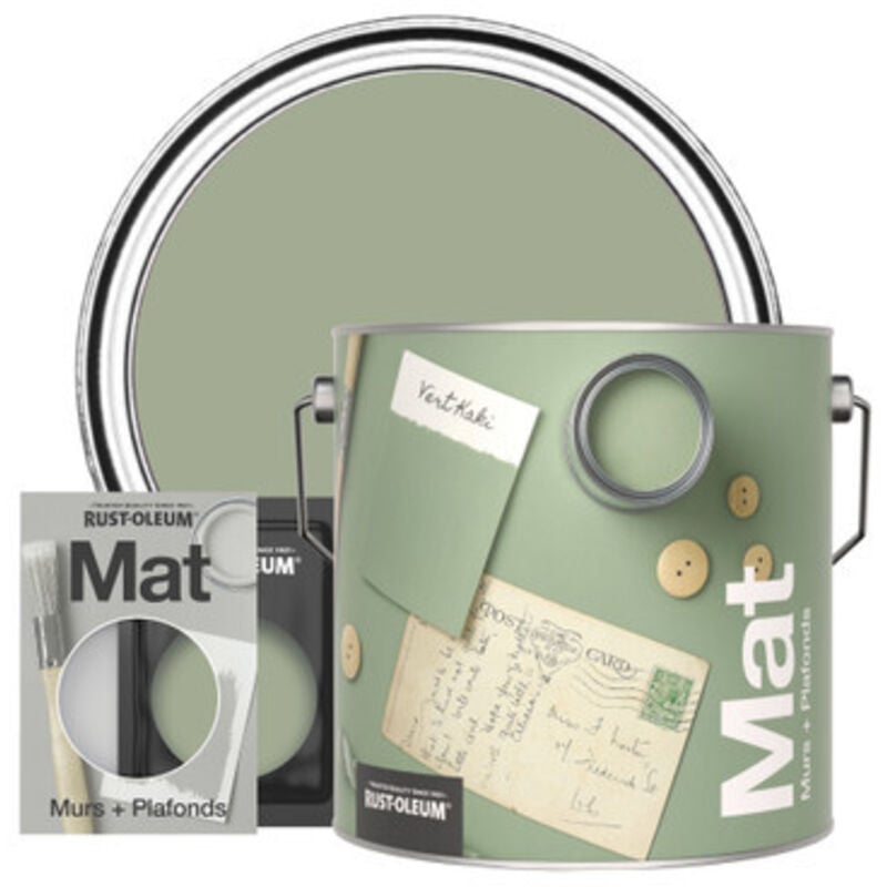 Peinture Murale Lessivable - Vert Kaki