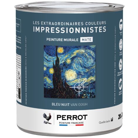 PEINTURE MURALE MATE BLEU NUIT VAN GOGH  500ML  - PERROT