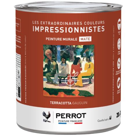 PEINTURE MURALE MATE TERRACOTTA  GAUGUIN 2L  - PERROT