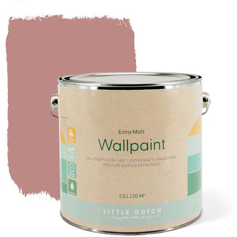 Peinture Murale Pure pink 2,5L Rose