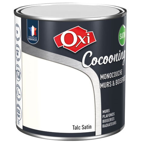 Peinture Murs bois satin talc 0.5l - OXI