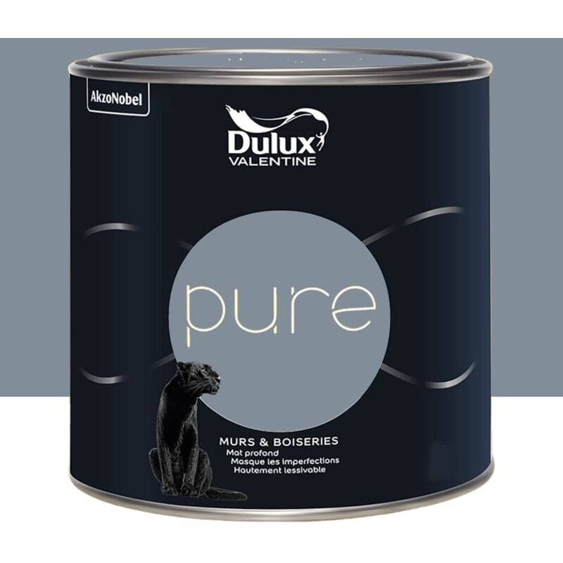 Peinture murs & boiseries Dulux Valentine Pure Ardoise 2 l