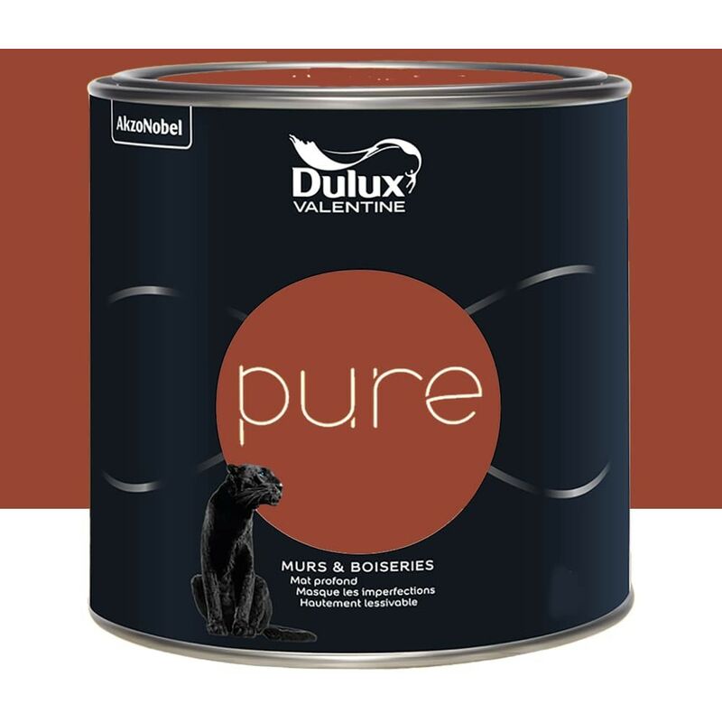 Peinture murs & boiseries Dulux Valentine Pure Brique 2 l