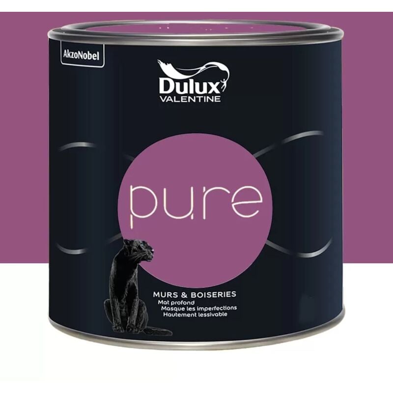 Peinture murs & boiseries Dulux Valentine Pure Fuchsia 2 l